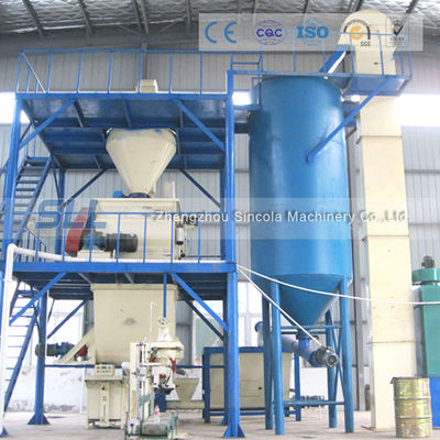 चीन 10-15T स्वचालित मोर्टार उत्पादन लाइन, निर्माण सामग्री सूखी मिक्स मोर्टार संयंत्र आपूर्तिकर्ता