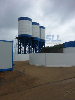 चीन स्वनिर्धारित रंग के साथ सिनकोला सीमेंट स्टोरेज साइलो 100T बड़ी क्षमता आपूर्तिकर्ता