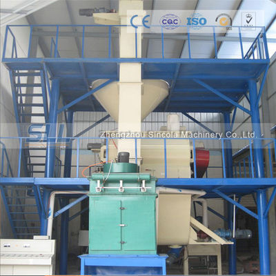 10-15T स्वचालित मोर्टार उत्पादन लाइन, निर्माण सामग्री सूखी मिक्स मोर्टार संयंत्र आपूर्तिकर्ता